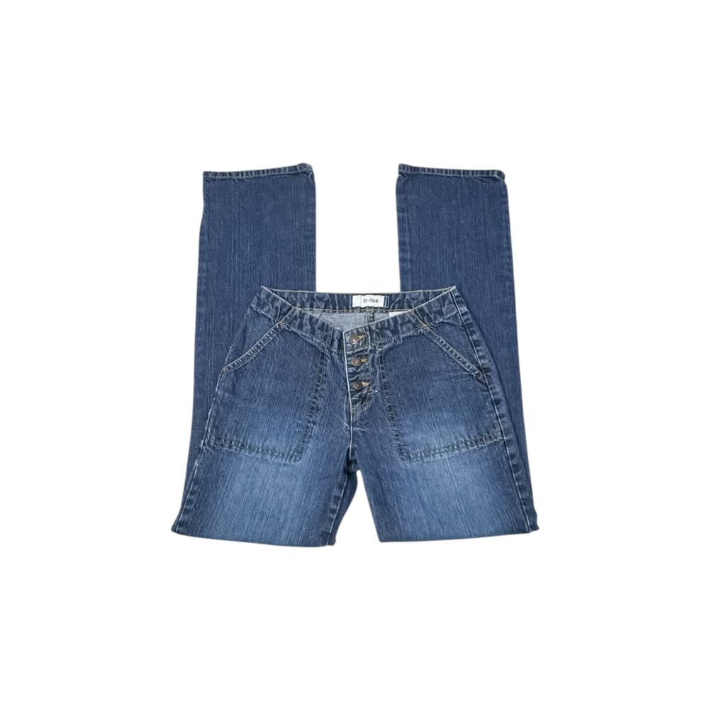 Jordache Y2K Low-Rise Flare Jeans - Size 3/4
